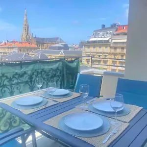 Mikain Terrace Cathedral View With Free Parking & Air Cond San Sebastián